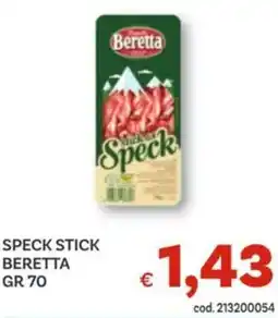 Vivo Supermercati Speck stick BERETTA offerta
