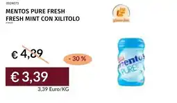 Prezzemolo e Vitale Mentos pure fresh fresh mint con xilitolo offerta