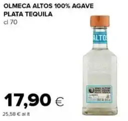 Oasi Olmeca altos 100% agave plata tequila offerta