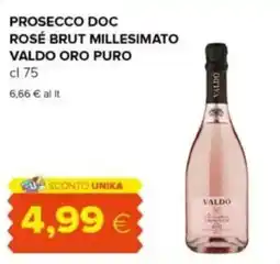 Oasi Prosecco doc rosé brut millesimato valdo oro puro offerta
