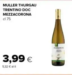 Oasi Muller thurgau trentino doc mezzacorona offerta