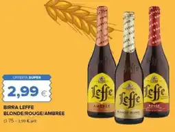 Oasi Birra leffe blonde/rouge/ambree offerta