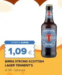 Oasi Birra strong scottish lager TENNENT'S offerta