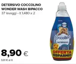 Oasi Detersivo coccolino wonder wash bipacco offerta