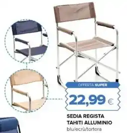 Oasi Sedia regista tahiti alluminio offerta