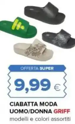 Oasi Ciabatta moda uomo/donna GRIFF offerta