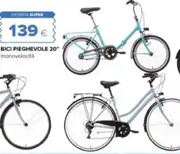 Oasi Bici pieghevole 20" offerta
