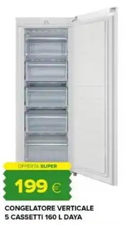 Oasi Congelatore verticale 5 cassetti 160 l DAYA offerta