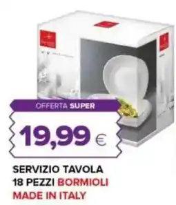 Oasi Servizio tavola 18 pezzi bormioli offerta