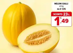 Iperal Meloni gialli offerta