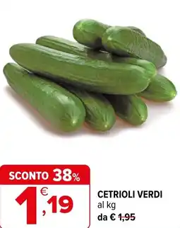 Iperal Cetrioli verdi offerta