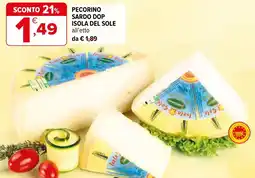 Iperal Pecorino sardo dop isola del SOLE offerta