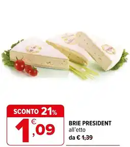 Iperal Brie president offerta