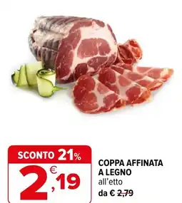 Iperal Coppa affinata a legno offerta