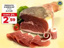 Iperal Prosciutto di norcia IGP offerta