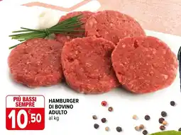 Iperal Hamburger di bovino adulto offerta