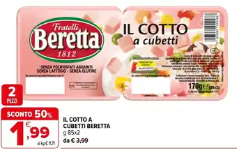 Iperal Il cotto a cubetti BERETTA offerta