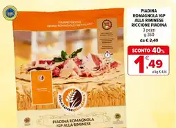 Iperal Piadina romagnola igp alla riminese RICCIONE PIADINA offerta