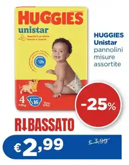 Acqua & Sapone HUGGIES Unistar pannolini offerta