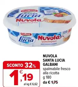 Iperal Nuvola santa lucia GALBANI offerta