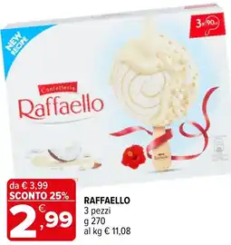 Iperal Raffaello 3 pezzi offerta