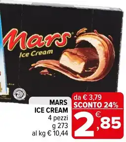 Iperal Mars ice cream offerta