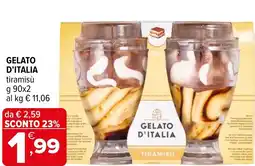 Iperal Gelato d'italia tiramisù offerta