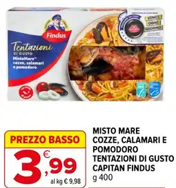 Iperal Misto mare cozze, calamari e pomodoro tentazioni di gusto CAPITAN FINDUS offerta