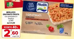 Iperal Merluzzo gratinato FROSTA offerta