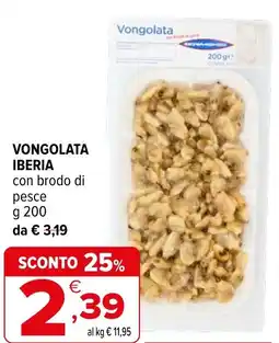 Iperal Vongolata IBERIA offerta