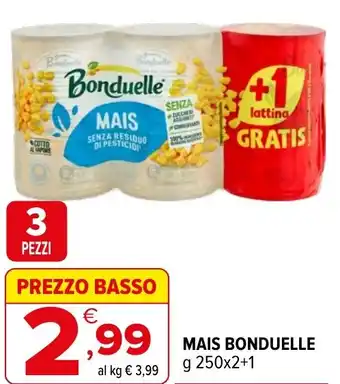 Iperal Mais BONDUELLE offerta