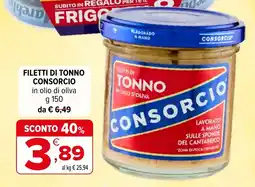 Iperal Filetti di tonno CONSORCIO offerta