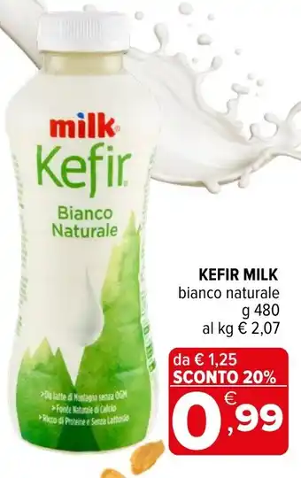 Kefir milk bianco naturale