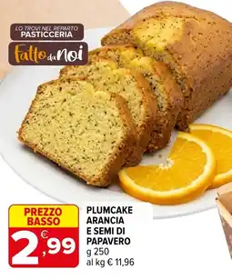 Iperal Plumcake arancia e semi di papavero offerta