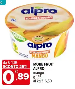 Iperal More fruit ALPRO offerta