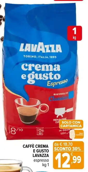 Caffè crema e gusto LAVAZZA