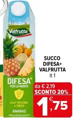 Iperal Succo difesa+ VALFRUTTA offerta