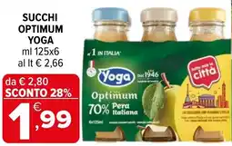 Iperal Succhi optimum YOGA offerta