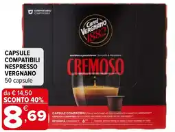 Iperal Capsule compatibili nespresso VERGNANO offerta