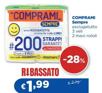 COMPRAMI Sempre asciugatutto