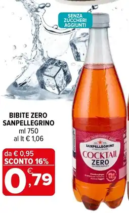 Iperal Bibite zero SANPELLEGRINO offerta