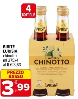 Iperal Bibite LURISIA offerta