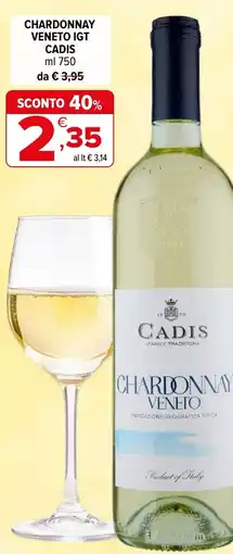 Iperal Chardonnay veneto IGT CADIS offerta