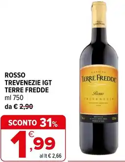 Iperal Rosso trevenezie IGT TERRE FREDDE offerta