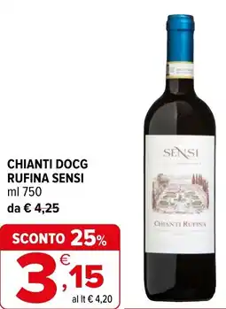 Iperal Chianti docg rufina SENSI offerta