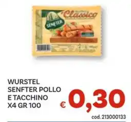 Vivo Supermercati Wurstel senfter pollo e tacchino offerta