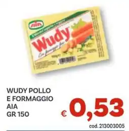 Vivo Supermercati Wudy pollo e formaggio AIA offerta