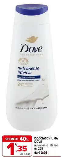 Iperal Docciaschiuma DOVE offerta
