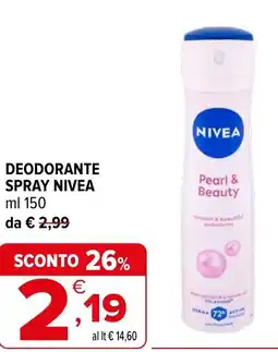 Iperal Deodorante spray NIVEA offerta
