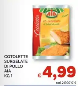 Vivo Supermercati Cotolette surgelate di pollo AIA offerta